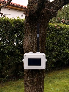 Nodo sensore in contenitore impermeabile IP67 con antenna LoRa